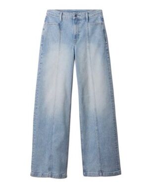 Gap High Rise Stride Wide-Leg Jeans - Light Indigo Wash - NWT